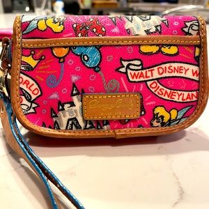 Disney themed Dooney and Bourke flap wristlet